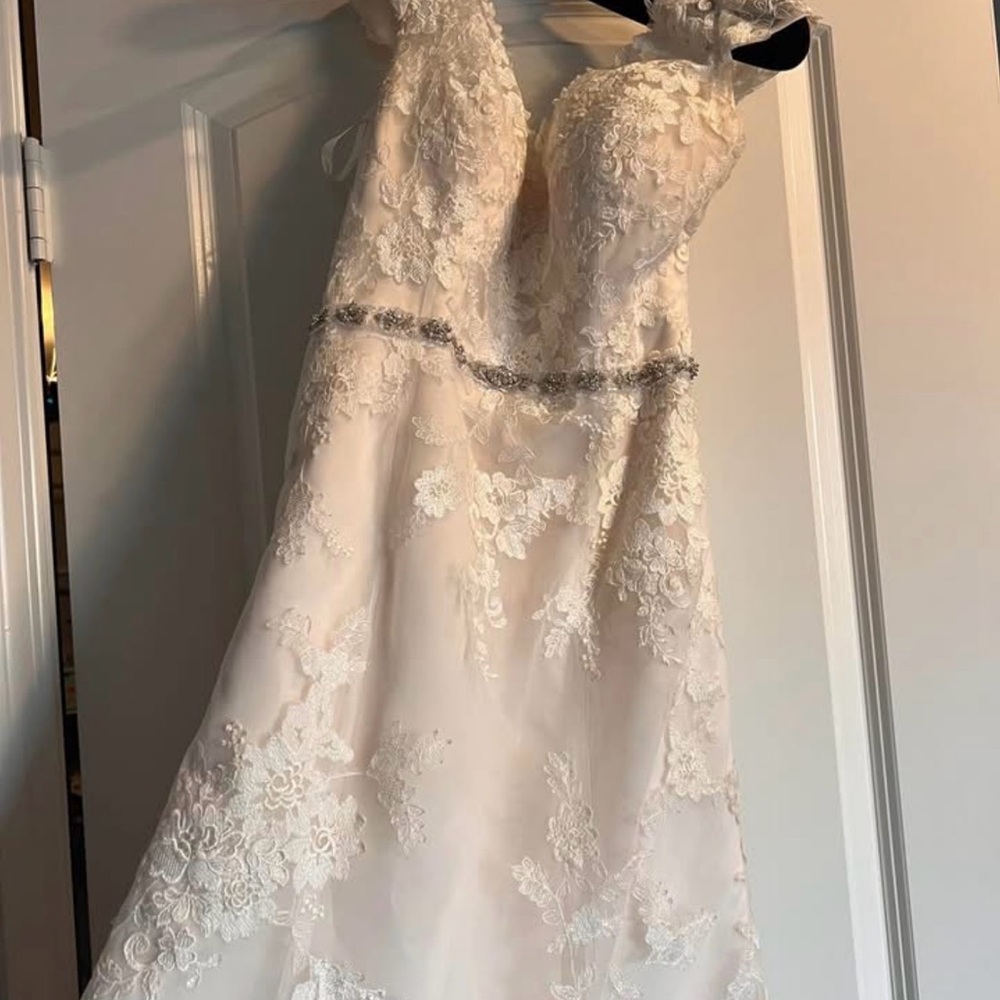Elegant Lace Wedding Dress (needs clean-no damages)